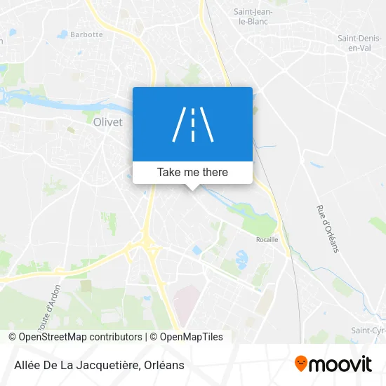 Allée De La Jacquetière map