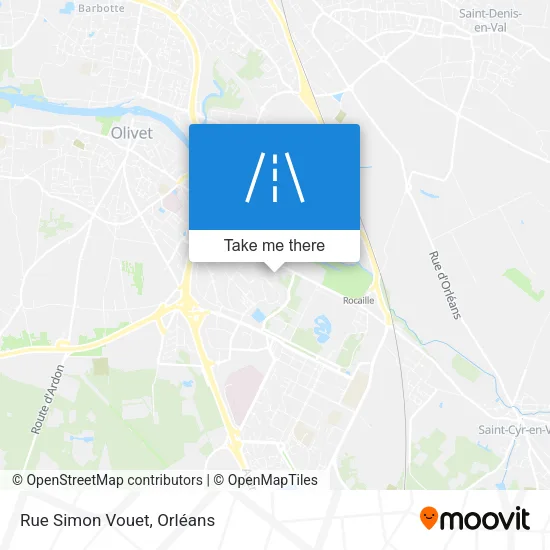 Rue Simon Vouet map