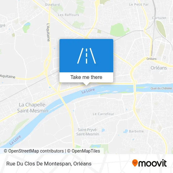 Rue Du Clos De Montespan map