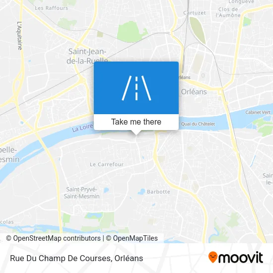 Rue Du Champ De Courses map