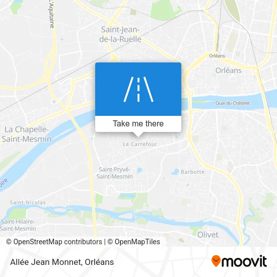 Allée Jean Monnet map