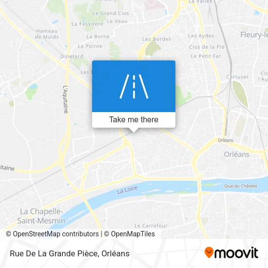 Rue De La Grande Pièce map