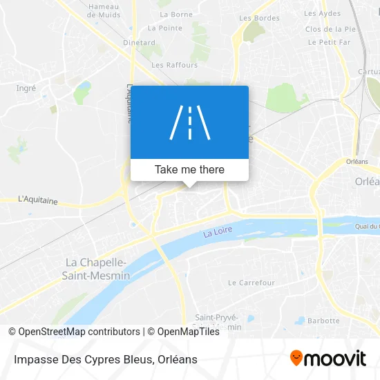 Impasse Des Cypres Bleus map