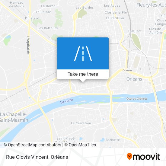Rue Clovis Vincent map