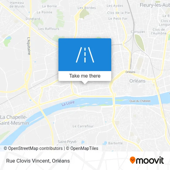 Rue Clovis Vincent map