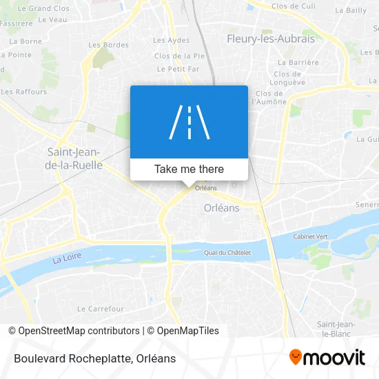 Boulevard Rocheplatte map