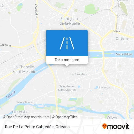 Rue De La Petite Cabredée map