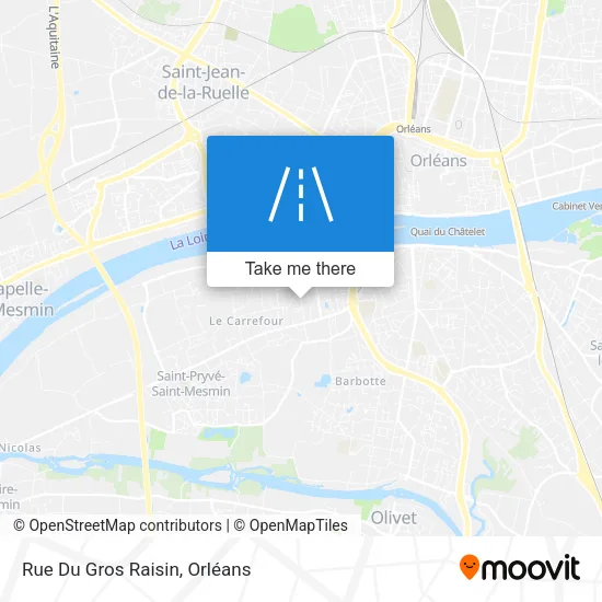 Rue Du Gros Raisin map
