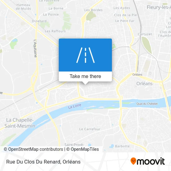 Rue Du Clos Du Renard map