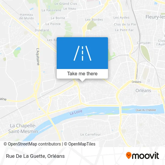 Rue De La Guette map