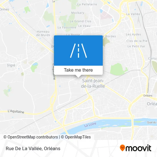 Rue De La Vallée map