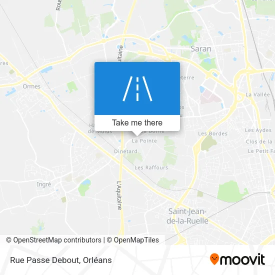 Rue Passe Debout map