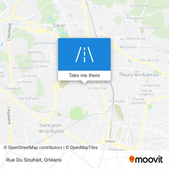 Rue Du Souhait map