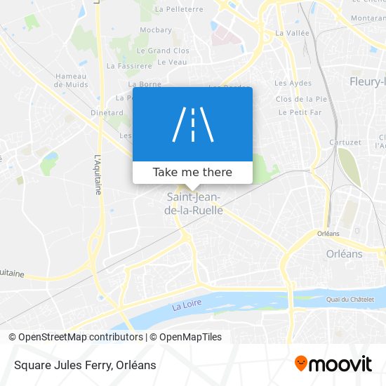 Mapa Square Jules Ferry