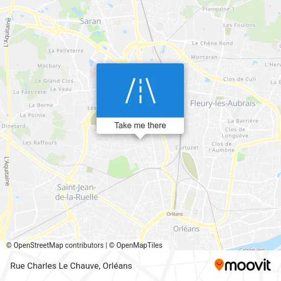 Rue Charles Le Chauve map