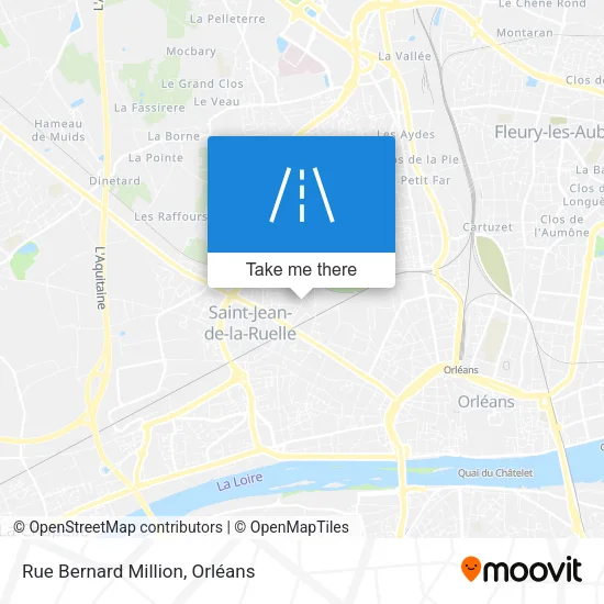 Rue Bernard Million map