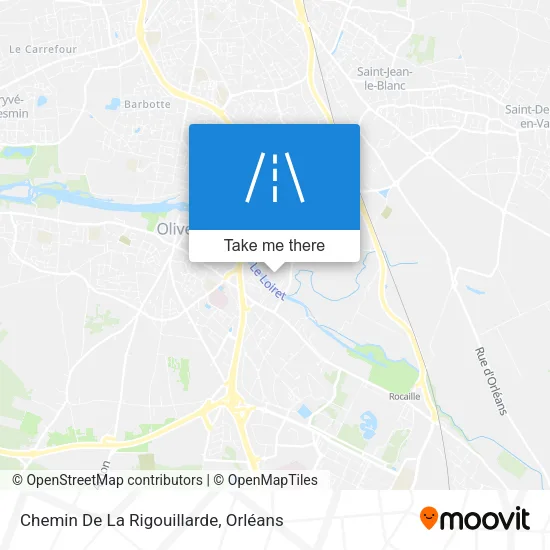 Chemin De La Rigouillarde map