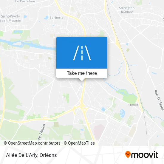 Allée De L'Arly map