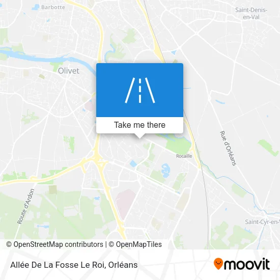 Allée De La Fosse Le Roi map