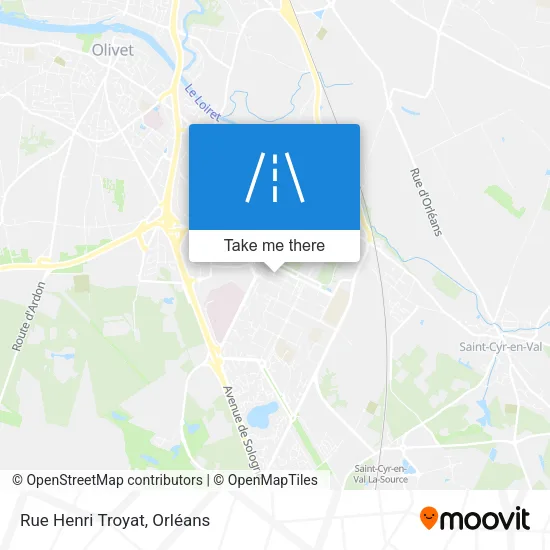 Rue Henri Troyat map