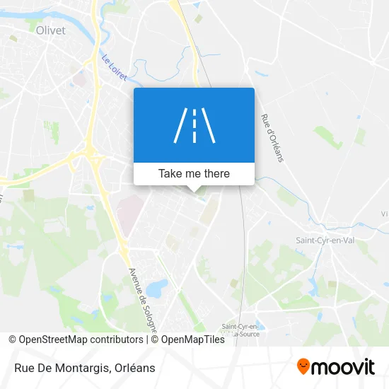 Rue De Montargis map
