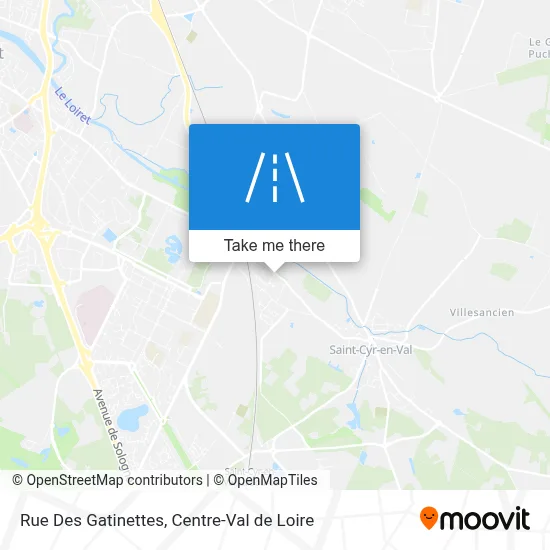 Rue Des Gatinettes map