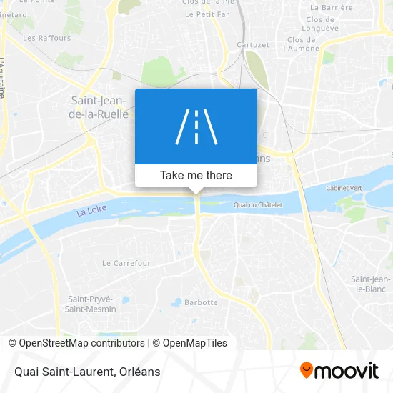 Quai Saint-Laurent map
