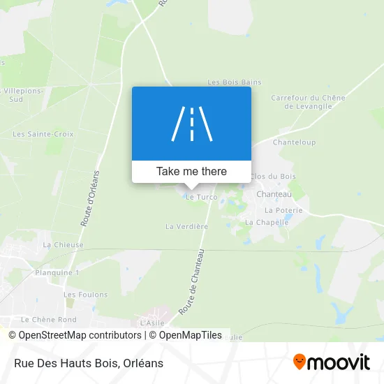 Rue Des Hauts Bois map