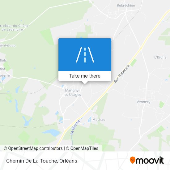 Chemin De La Touche map
