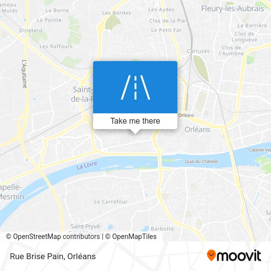 Rue Brise Pain map