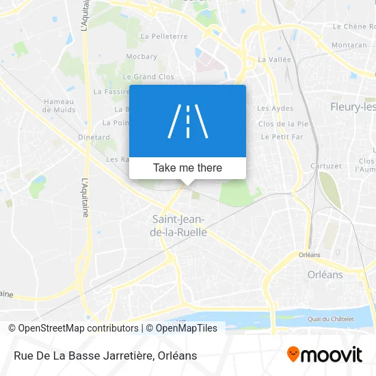 Rue De La Basse Jarretière map