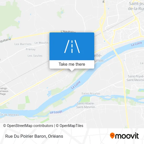 Rue Du Poirier Baron map