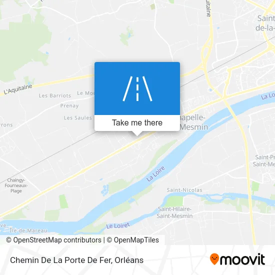 Chemin De La Porte De Fer map