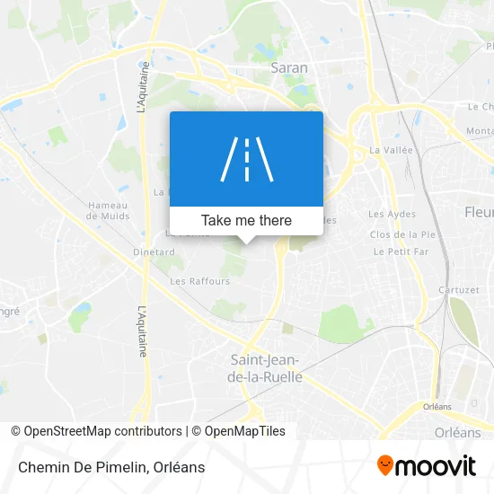 Chemin De Pimelin map