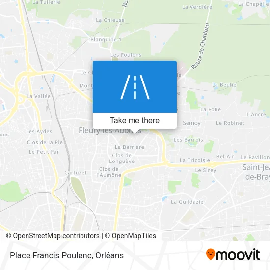 Place Francis Poulenc map