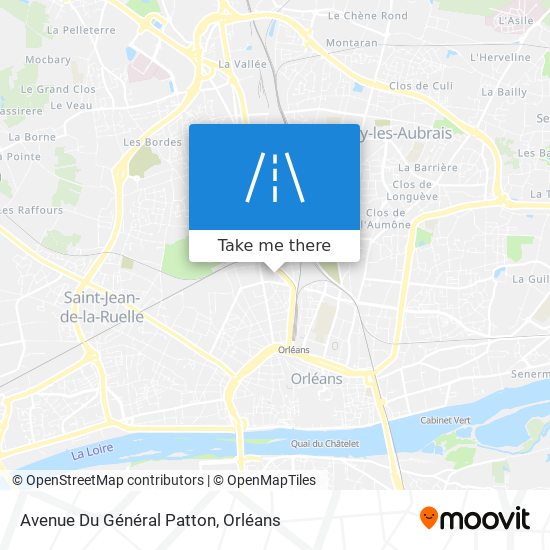 Mapa Avenue Du Général Patton