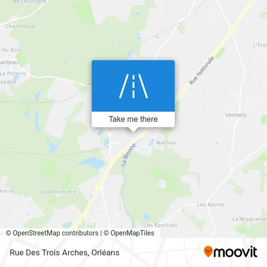 Rue Des Trois Arches map