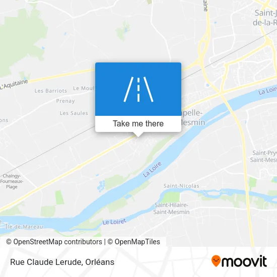 Rue Claude Lerude map