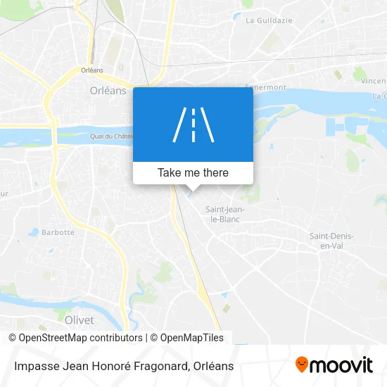 Impasse Jean Honoré Fragonard map