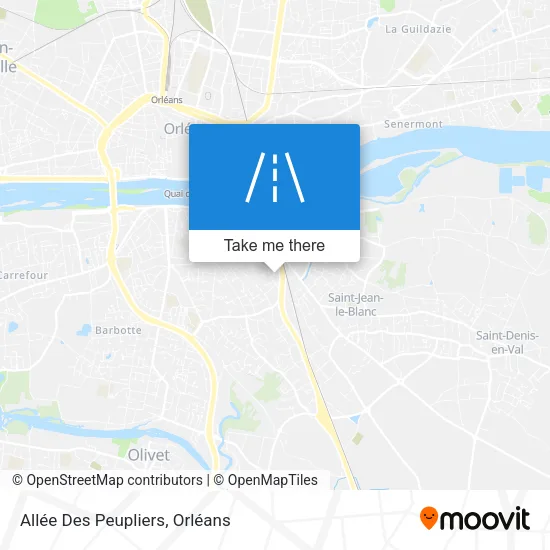 Allée Des Peupliers map