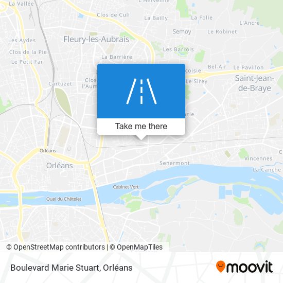 Mapa Boulevard Marie Stuart