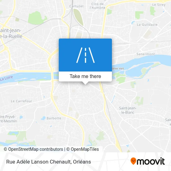 Rue Adèle Lanson Chenault map