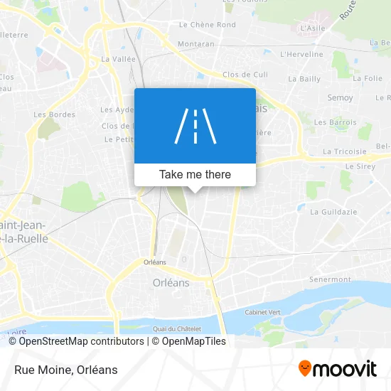 Rue Moine map