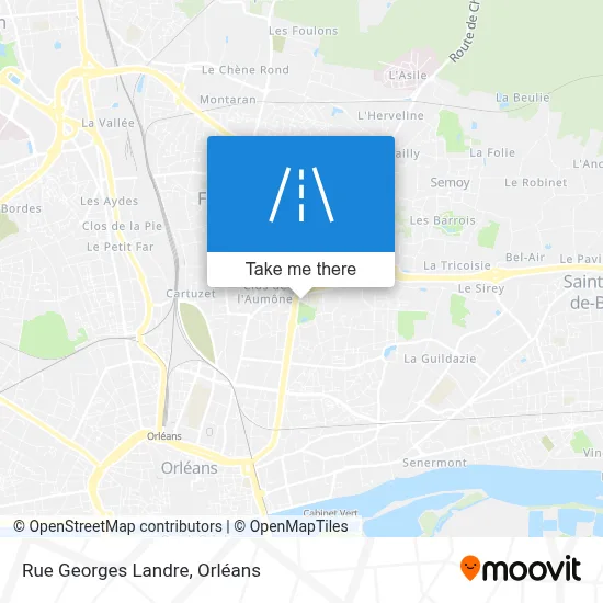 Rue Georges Landre map