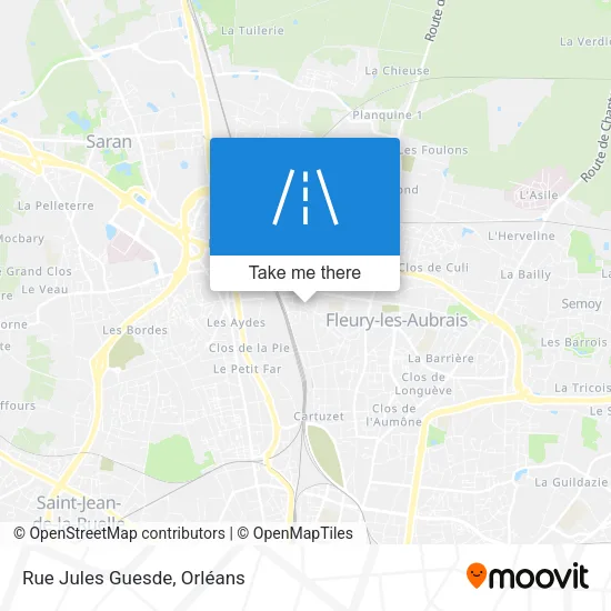 Rue Jules Guesde map