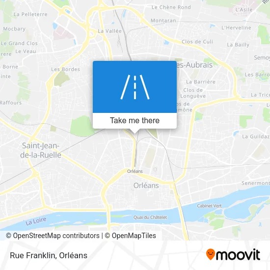 Rue Franklin map