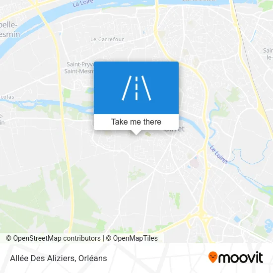 Allée Des Aliziers map
