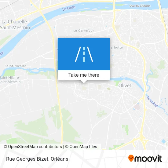 Rue Georges Bizet map