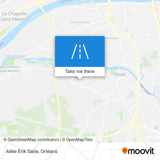 Allée Érik Satie map