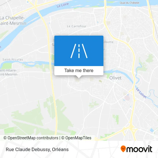 Rue Claude Debussy map
